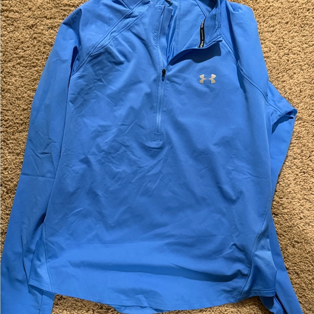 Under Armour Light Blue Quarter-Zip Pullover